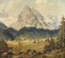 Erich Wegener, "Rosenlaui im Haslital mit Wetterhorn"