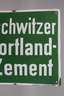 Emailleschild Göschwitzer Portland-Zement