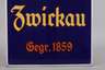 Emailleschild Vereinsbrauerei Zwickau