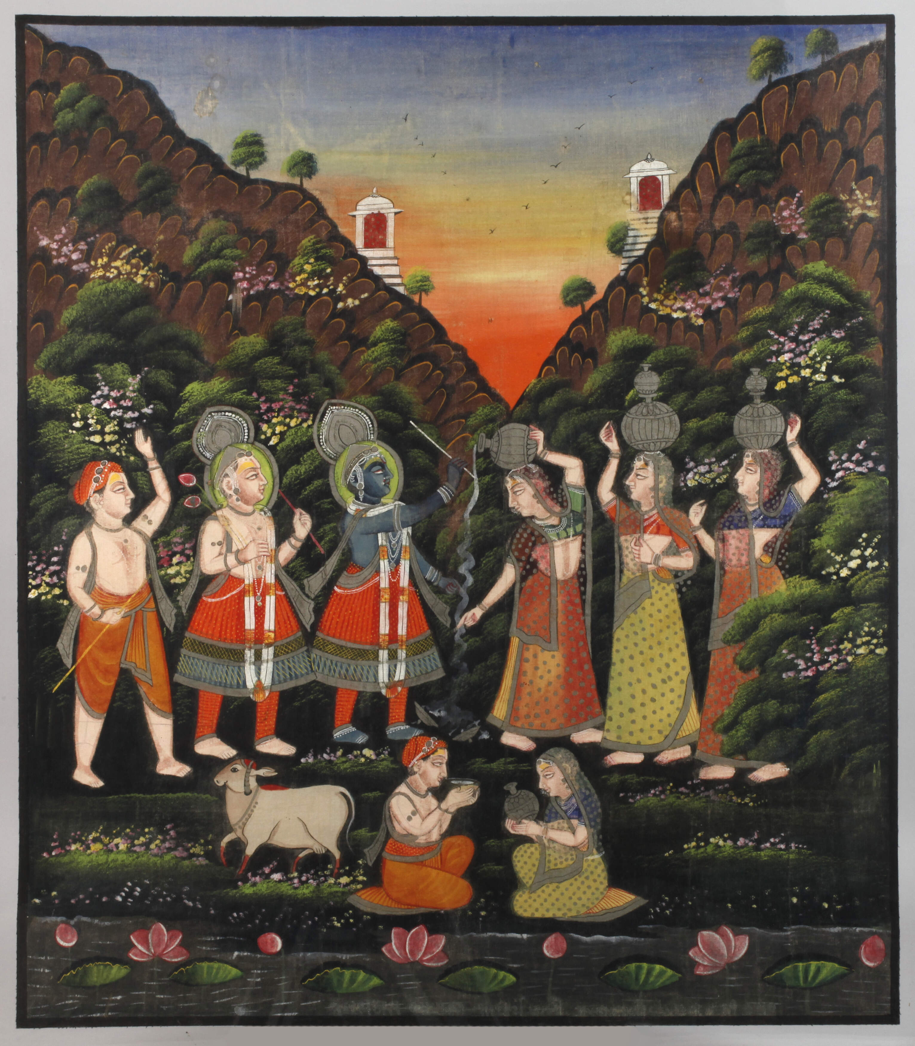 Krishna und die Gopis