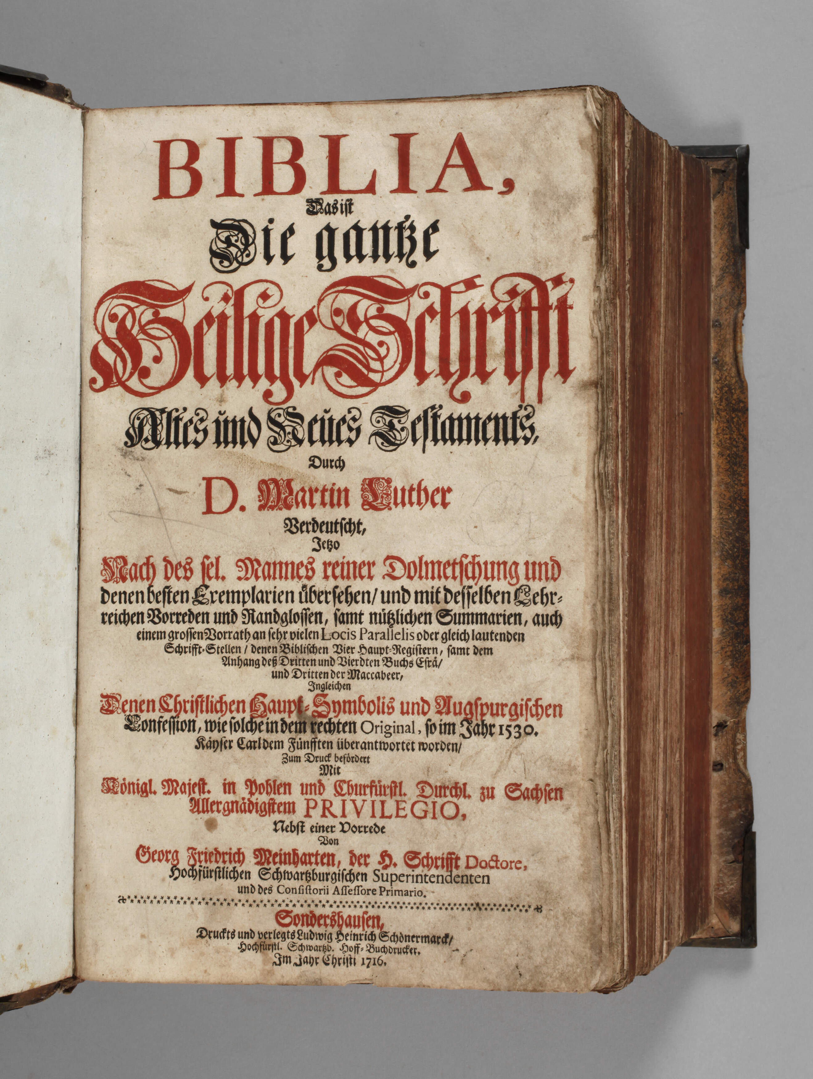 Biblia Sondershausen 1716