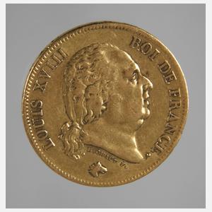 40 Francs Gold Frankreich