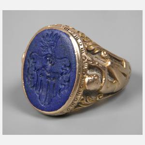 Siegelring mit Lapislazuli