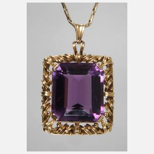 Anhänger mit Amethyst