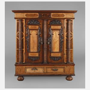 Dielenschrank Renaissance datiert 1672