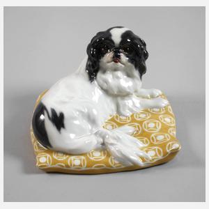 Meissen "Japanischer Chinhund auf Kissen"