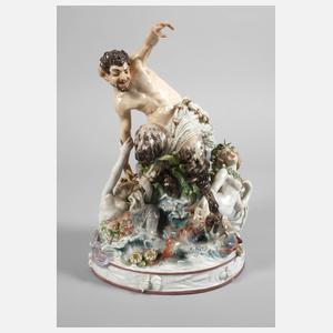 Meissen "Satyr und Nymphen"