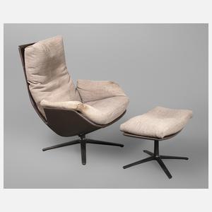 Cordia Lounge Sessel mit Hocker