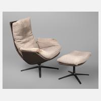 Cordia Lounge Sessel mit Hocker111