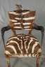 Michel Haillard zwei Zebra-Sessel