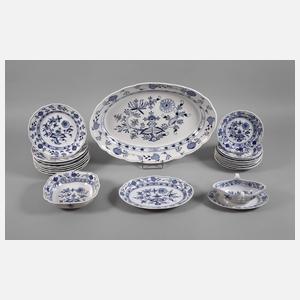 Meissen Speiseservice "Zwiebelmuster“