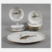 Meissen Speiseservice "Fischmalerei"111