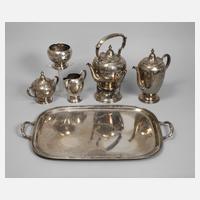 Großes Silber Kaffee-/Teeset Russland111