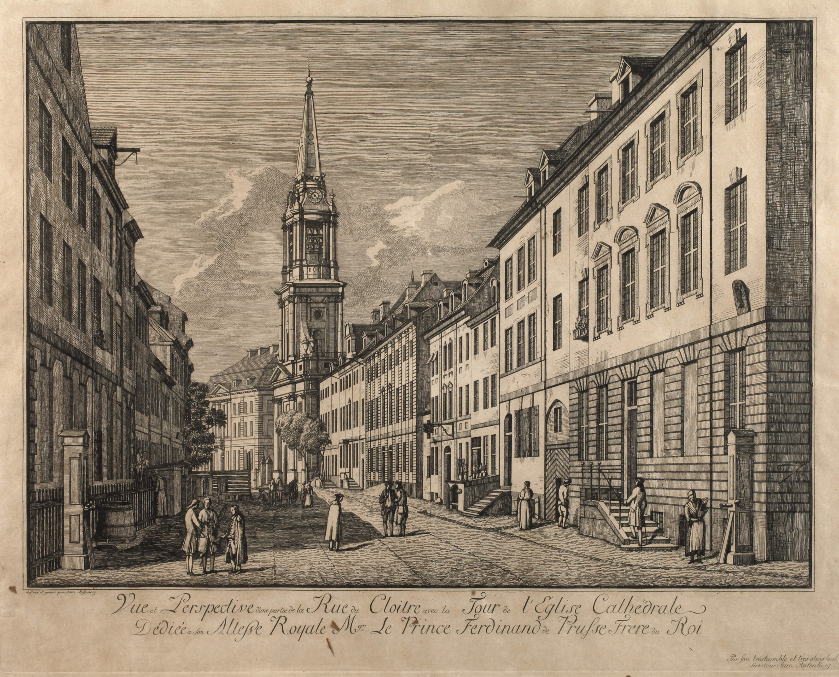 Johann G. Rosenberg, Die Klosterstraße in Berlin