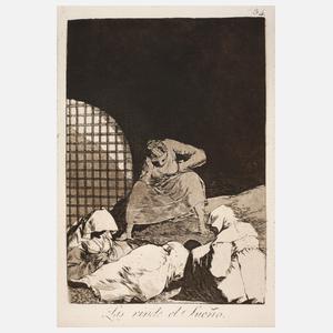 Francisco de Goya, "Las rinde el Sueño"