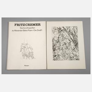 Fritz Cremer, Mappe zu Alexander Block "Die Zwölf"