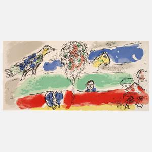 Marc Chagall, "Le Fleuve Vert"