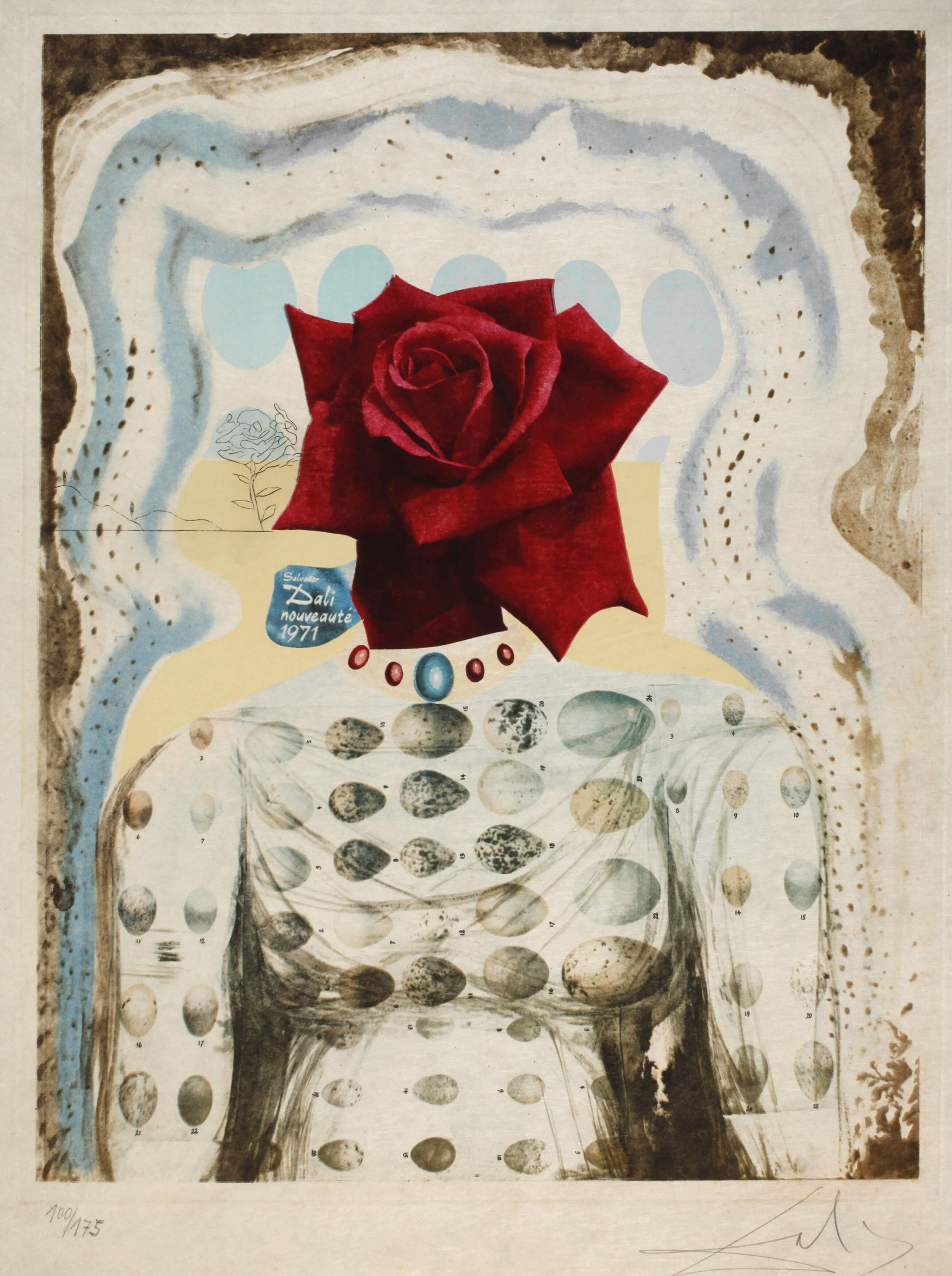 Salvador Dali, "Flower Girl"