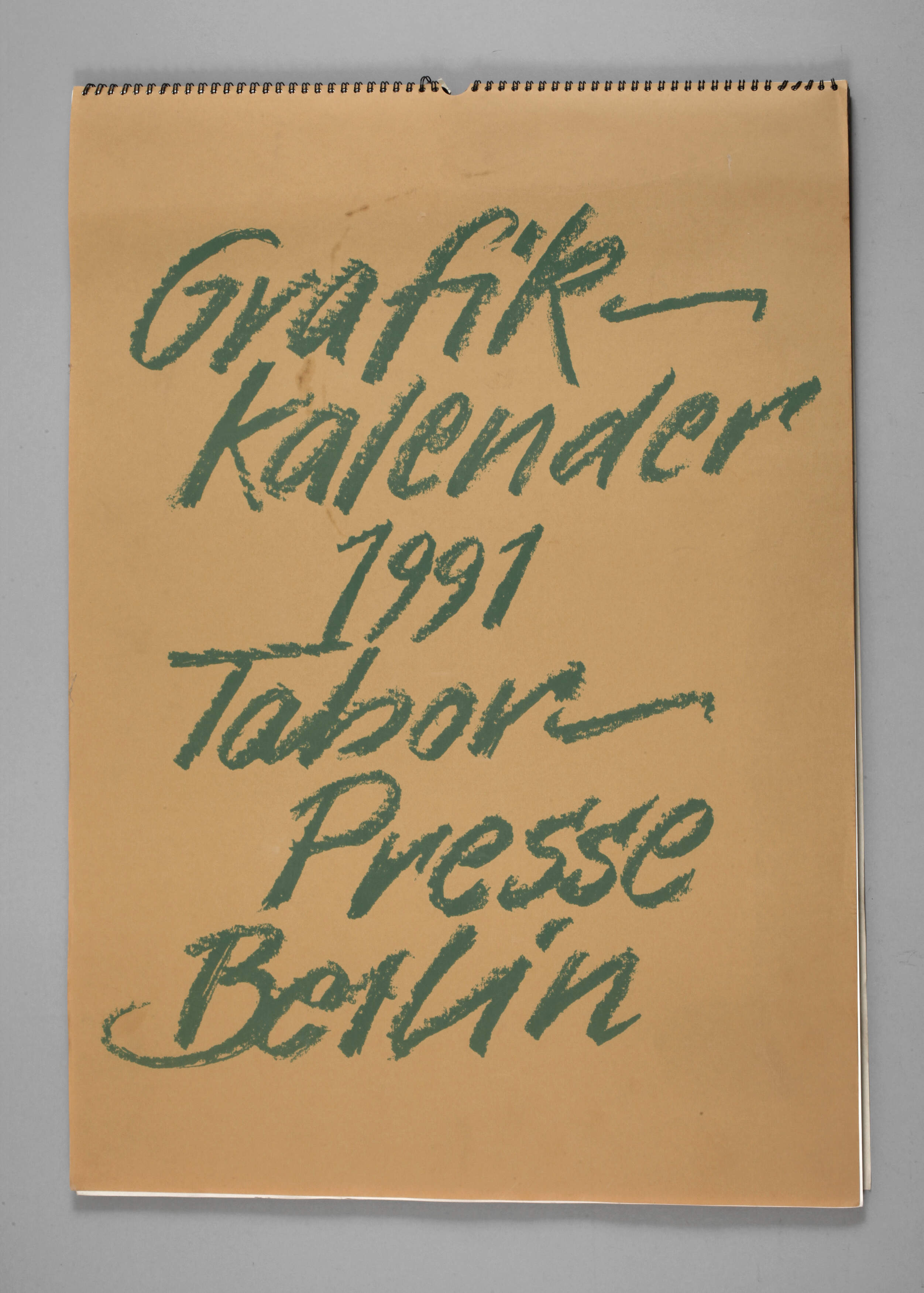 Graphikkalender der Taborpresse Berlin