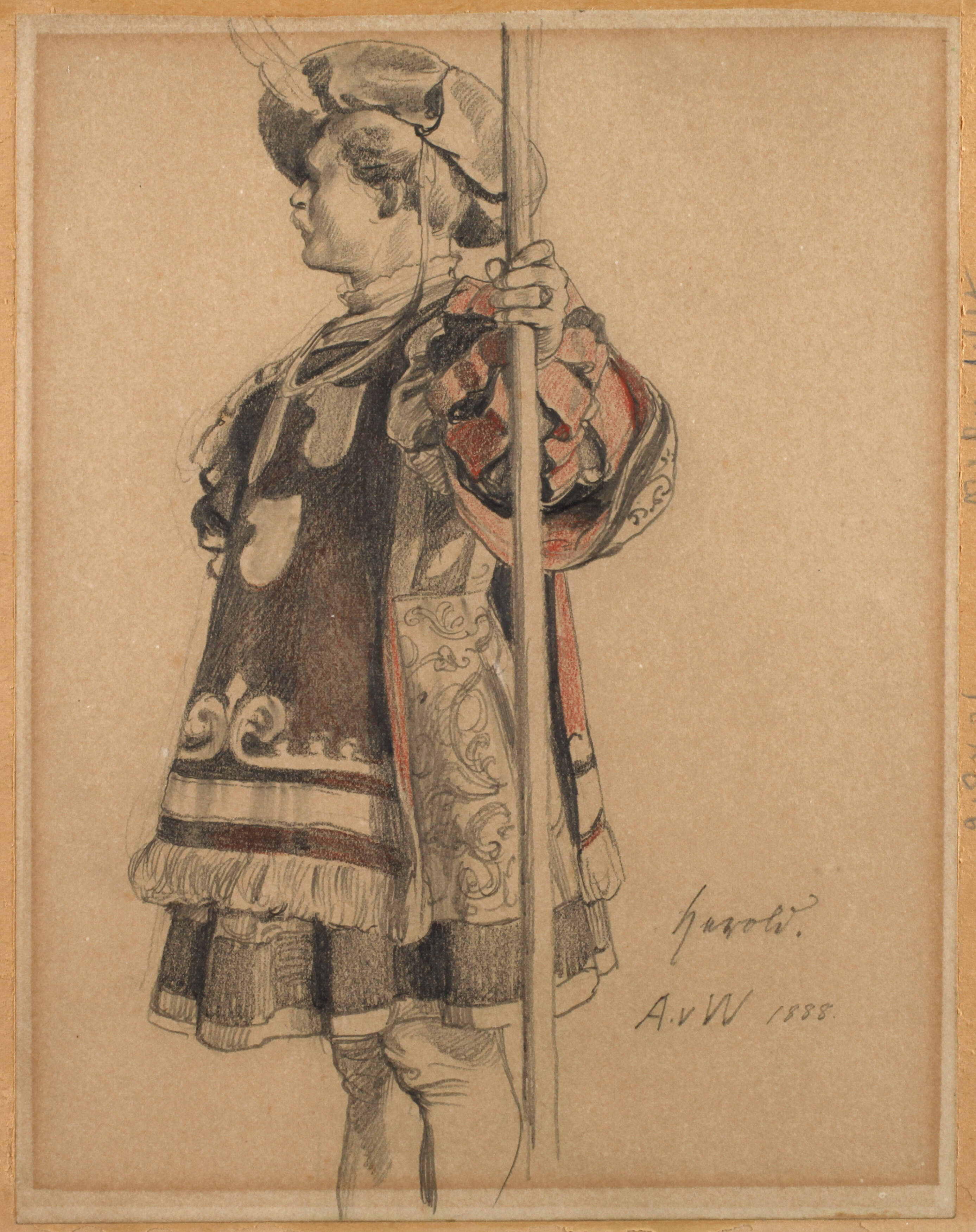 Anton von Werner, Heroldsstudie