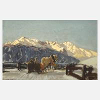 Julius Paul Junghans, Wintertag in den Alpen111