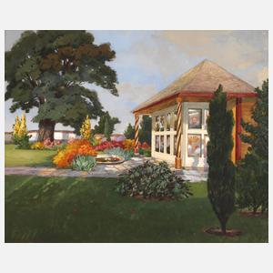 Therese Schachner, Sommertag im Garten