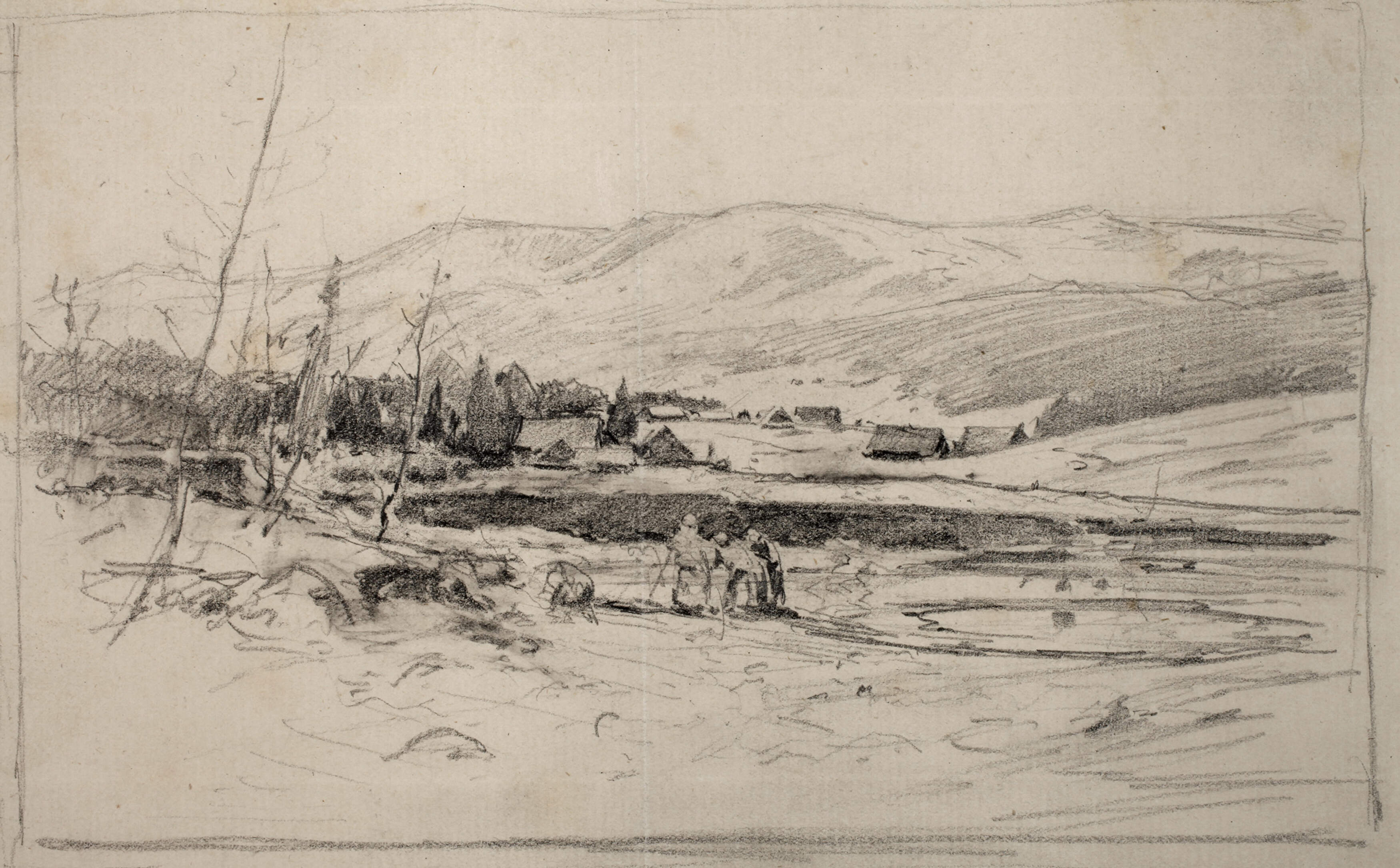 Rudolf Schuster, attr., Erzgebirgische Landschaft