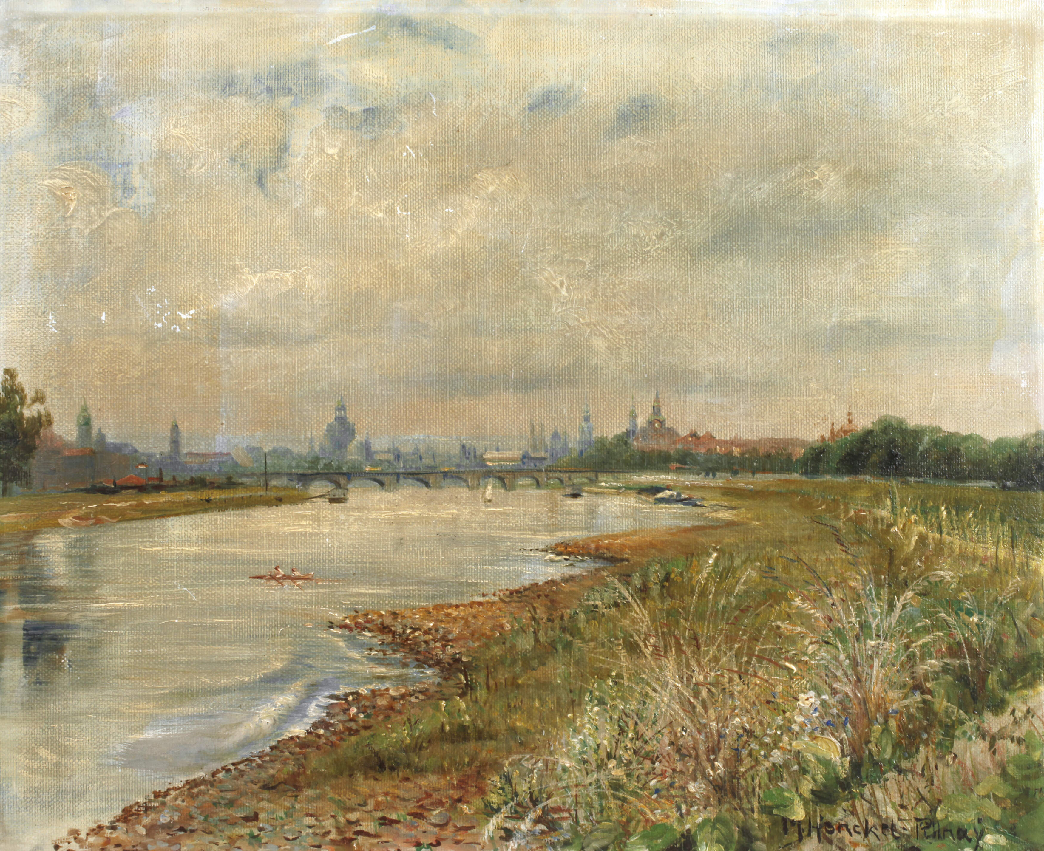 Marta Henckel-Pillnay, Blick auf Dresden