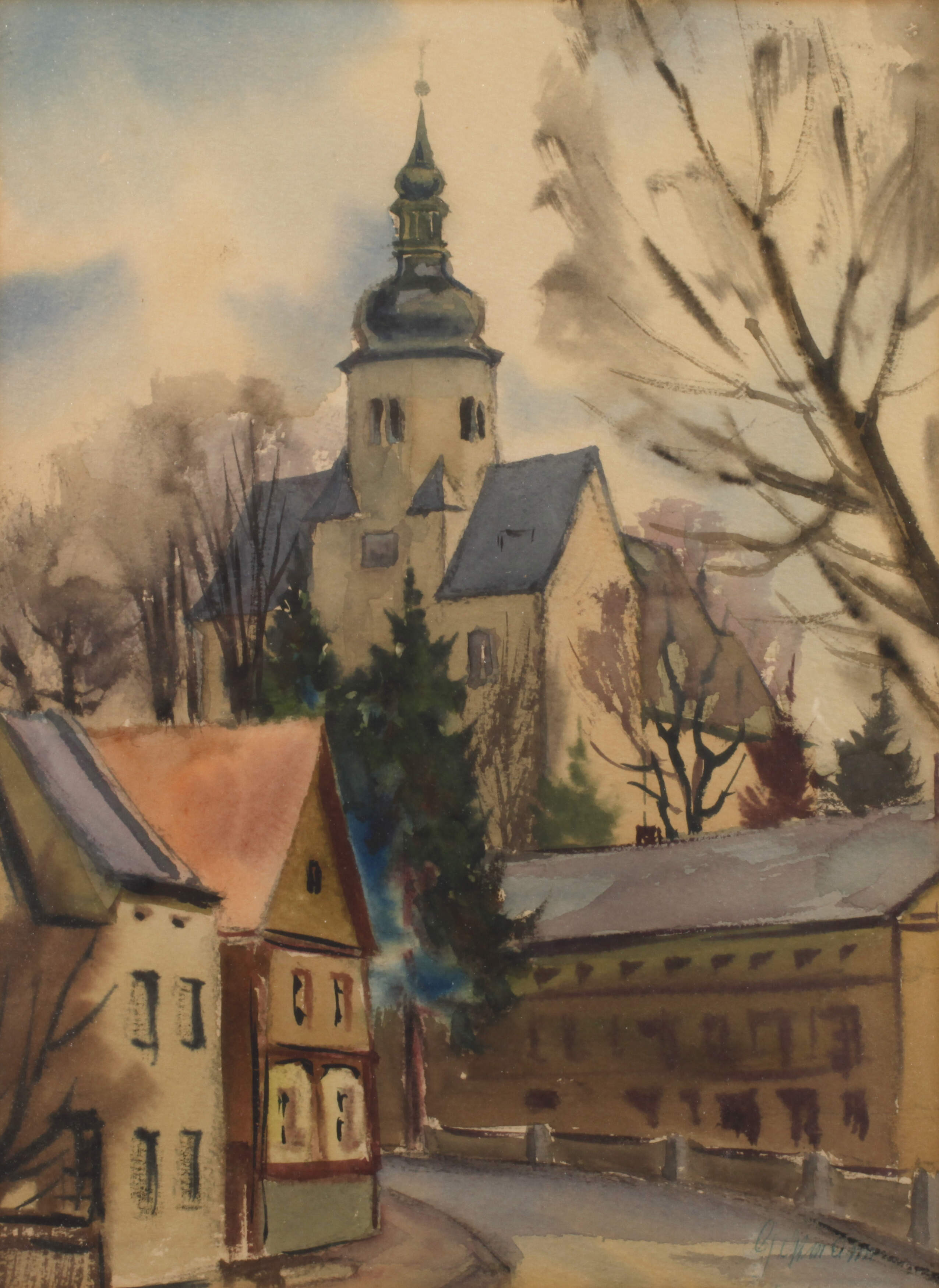 Gerhard Oßmann, "Kirche in Straßberg"