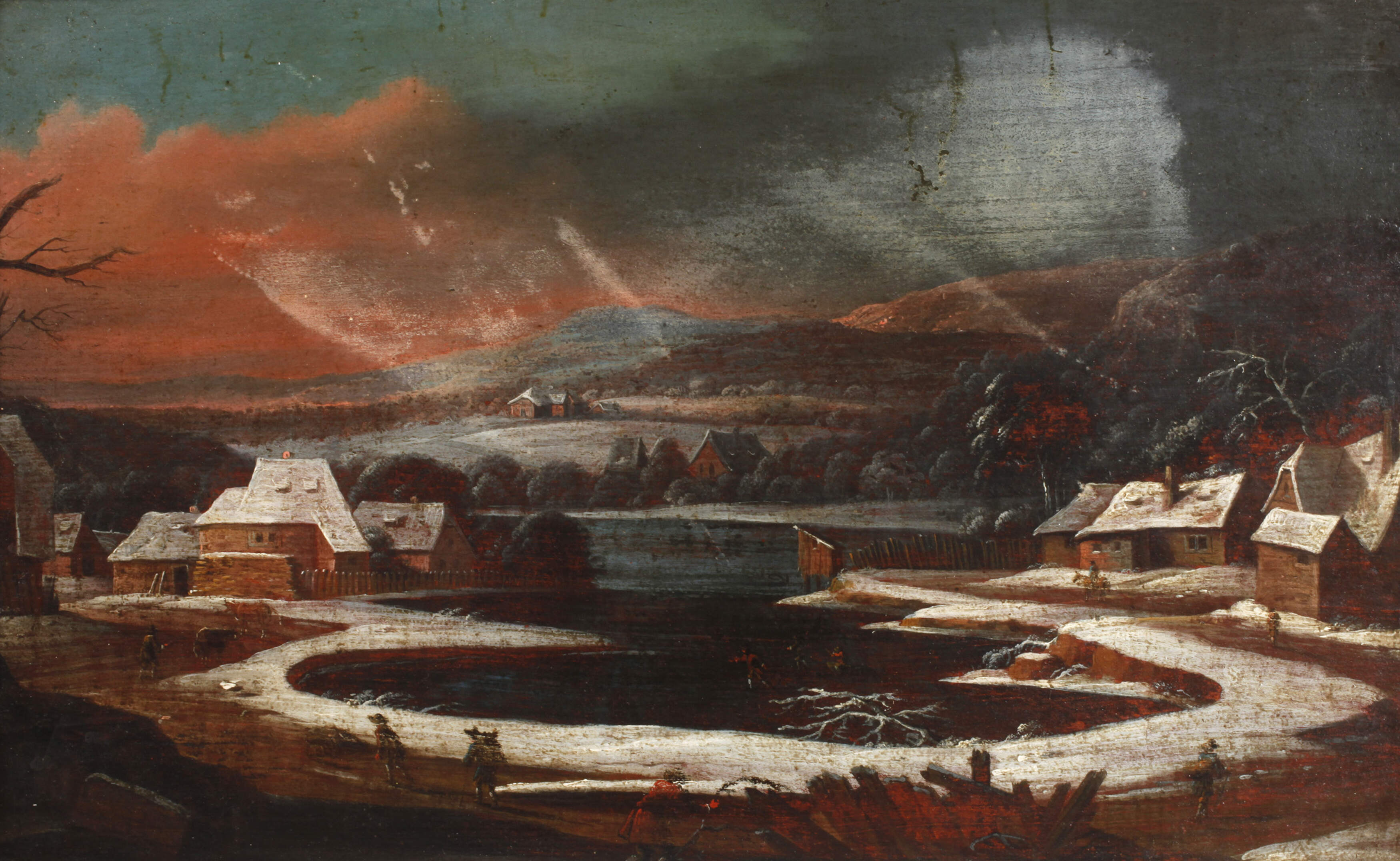 Georg Christoph v. Bemmel, attr., Winterlandschaft