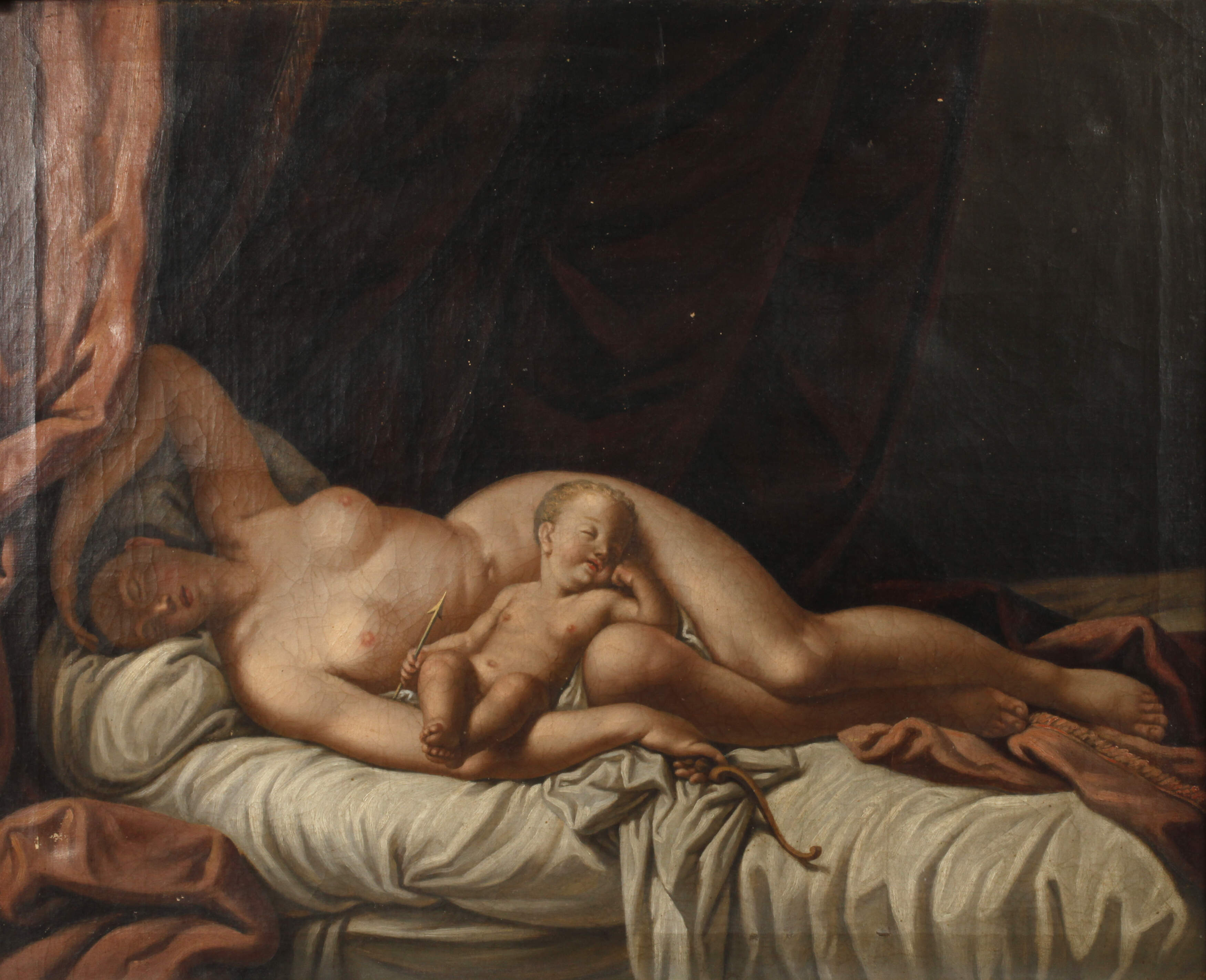 Schlummernde Venus mit Amor