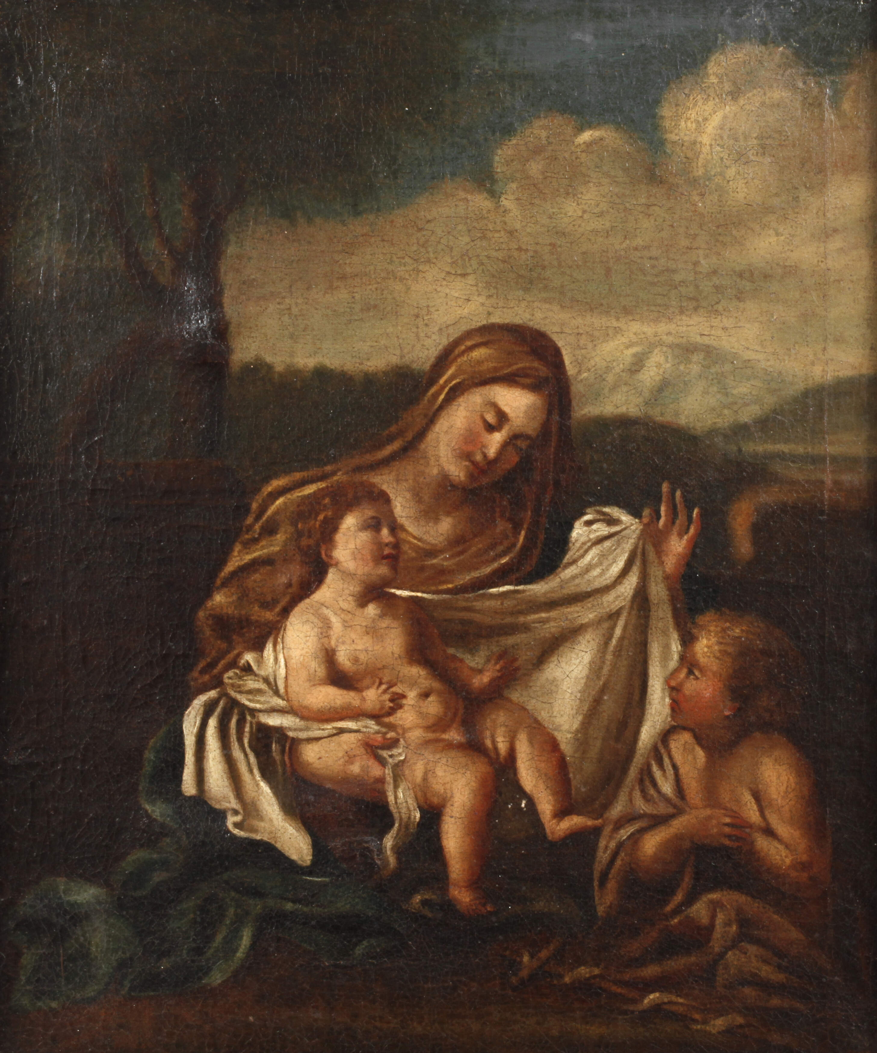 Maria mit Jesuskind und Johannesknaben