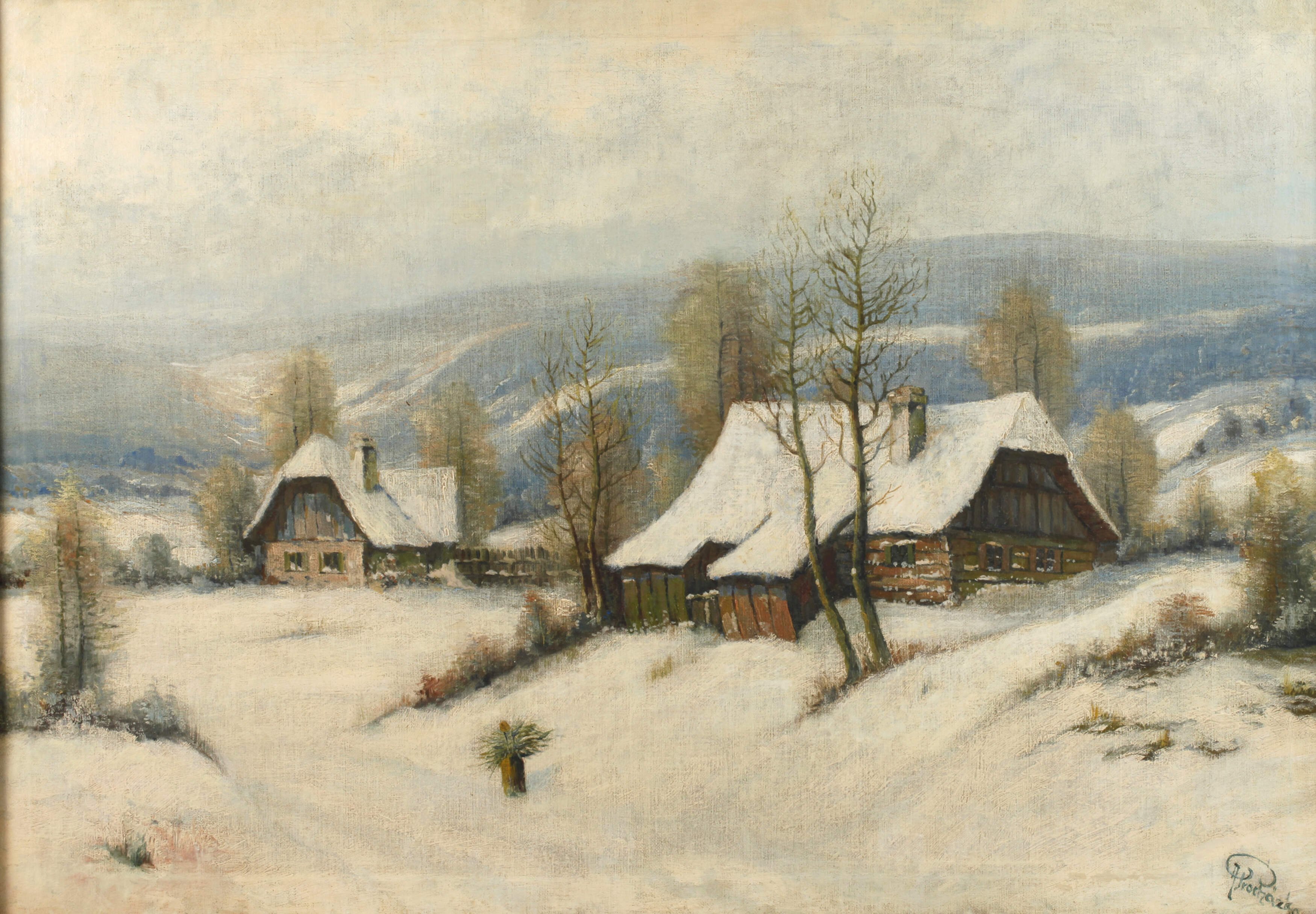 Procházka, Winterliche Gebirgslandschaft