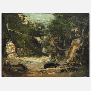 Gustave Courbet, “Wildbach”