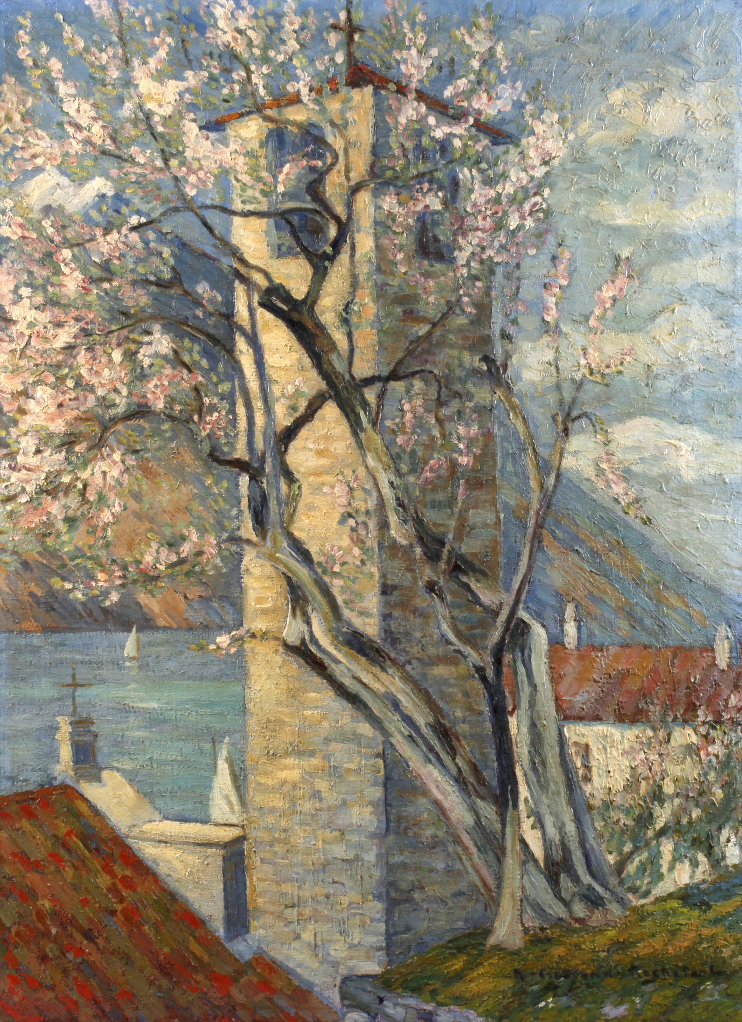 René Elzingre, Kirschblüte im Gebirge