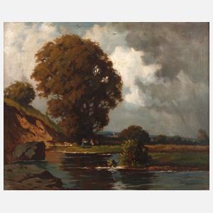 Albert Fickert, Landschaft in Niederbayern