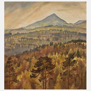 Gertrud Fredrich, Herbstliche Gebirgslandschaft