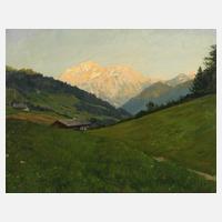 Emil Rau, Sommerabend auf der Alm111