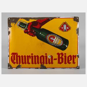 Emailleschild Thuringia-Bier