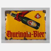 Emailleschild Thuringia-Bier111