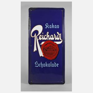 Emailleschild Reichardt