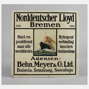 Werbeschild Norddeutscher Lloyd