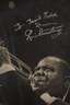 Autographe Louis Armstrong und Jewel Brown