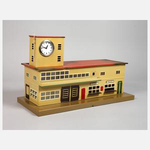 Märklin Bahnhof mit Uhr und Originalkarton