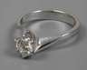 Damenring mit Brillant von 0,52 ct