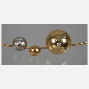 Niessing Designcollier mit Brillanten