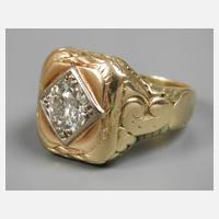 Herrenring mit Diamant von ca. 1,5 ct111