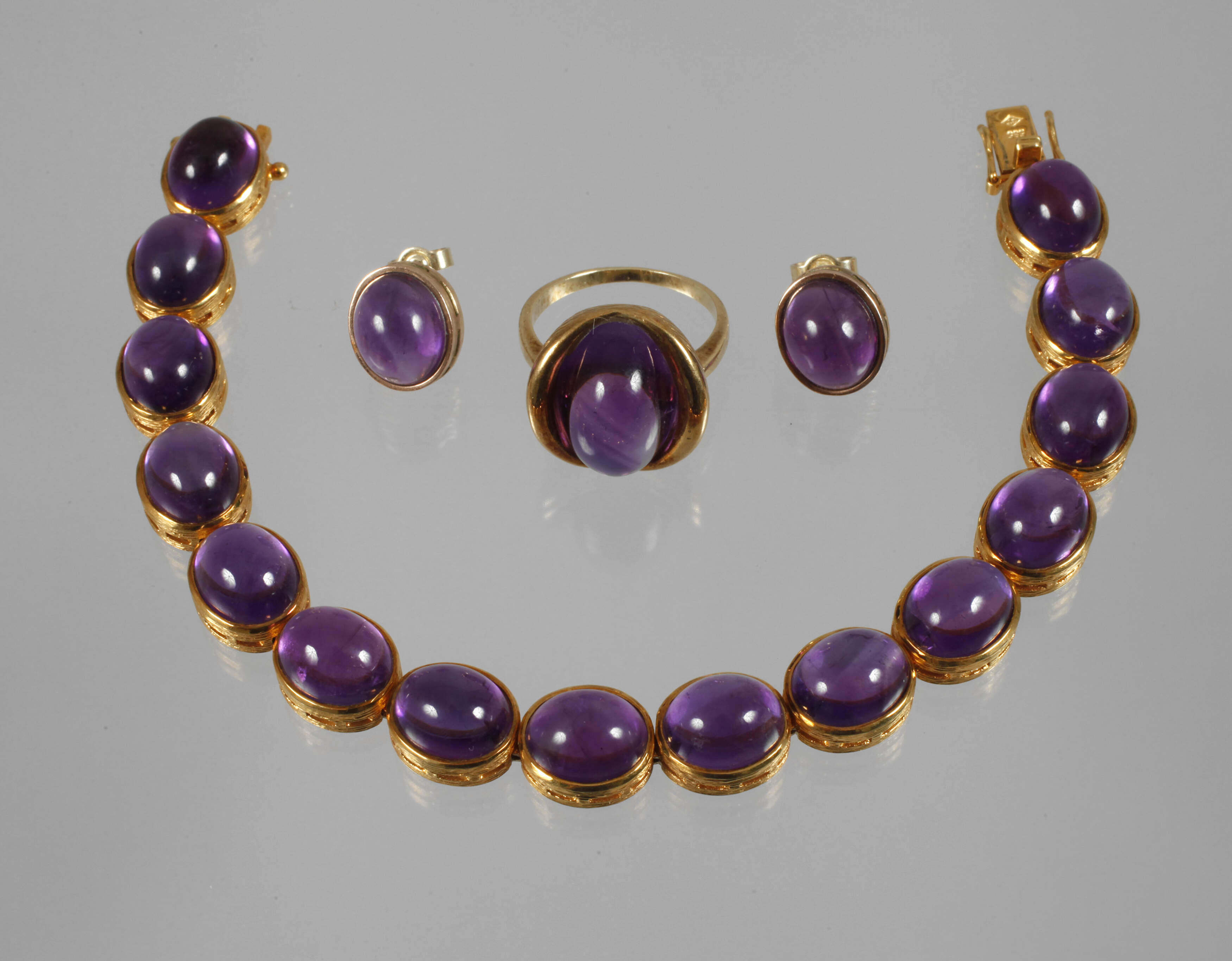 Schmuckset mit Amethysten