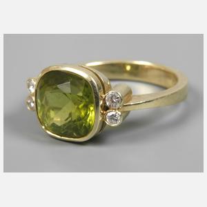 Damenring mit Peridot