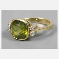 Damenring mit Peridot111